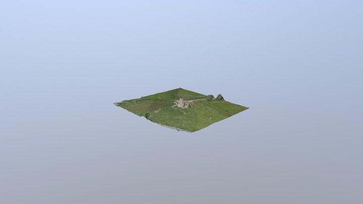 Norfolk Broads old Abbey 3D Model