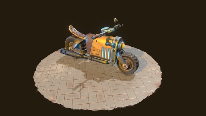 Motorbike from Corepunk (fan art) 3D Model