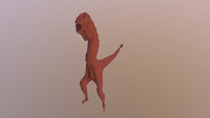 Alien Rigged 3D Model