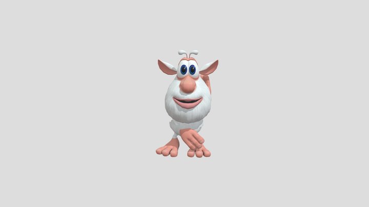 Booba cartoon Wave Hip Hop Dance 3D Model