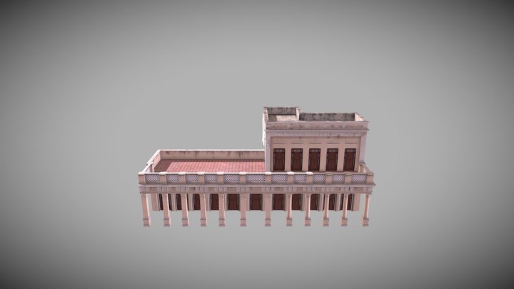 Casa Fundador - Cienfuegos, Cuba 3D Model