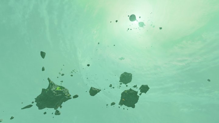 Half Life Xen Sky Sphere Texture 3D Model