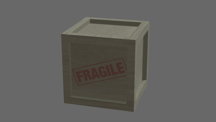 Fragile Wooden Box