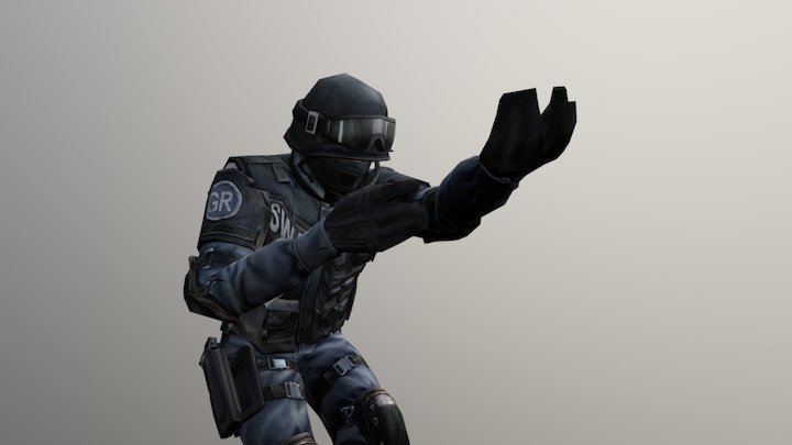 Swat walking so fail 3D Model