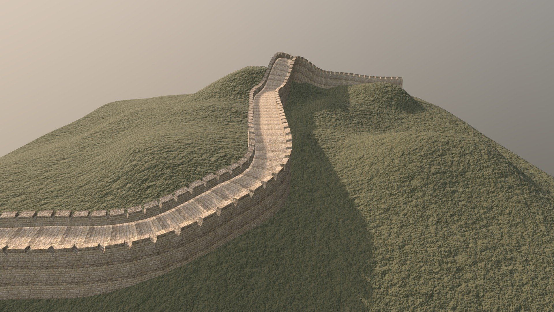 great wall of china — Sketchfab embed 3D viewer