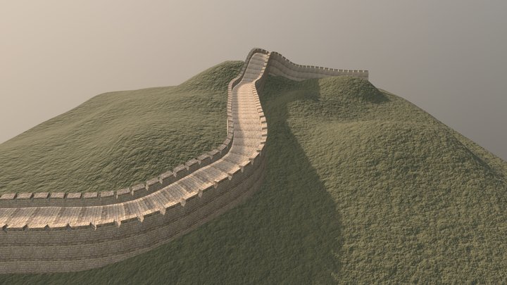 great wall of china 3D Model