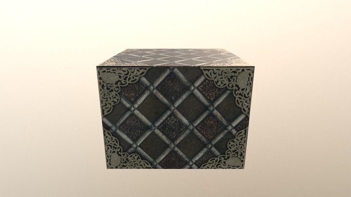 Decorative crate 3D Model
