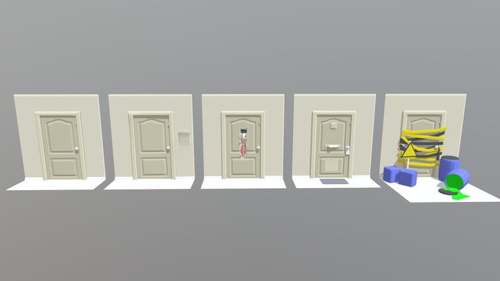 DP Doors 3D Model