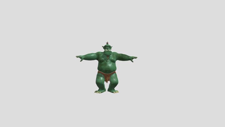 Running Orc - The not good one 3D Model