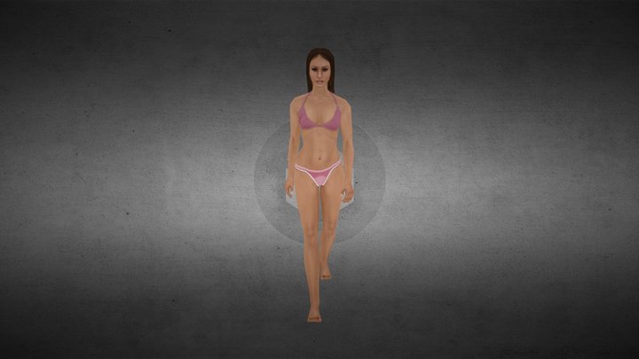Nude Girl 3D Model