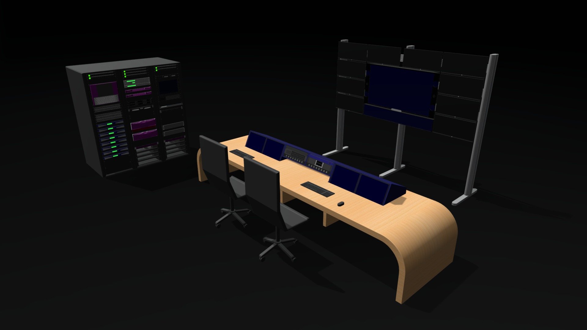 Monitor & Recording System — Sketchfab embed 3D viewer