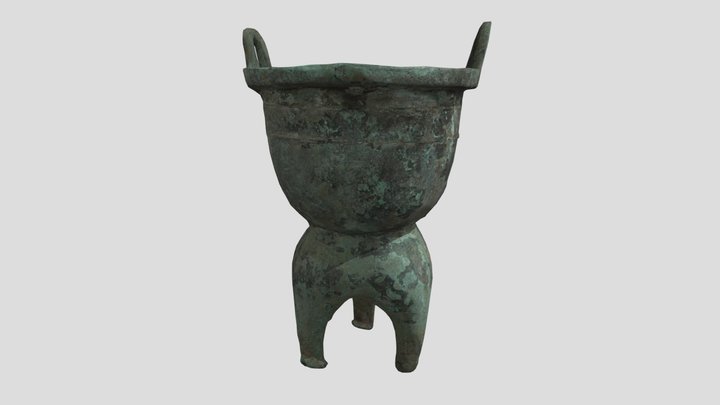中国西周三足铜甗 3D Model