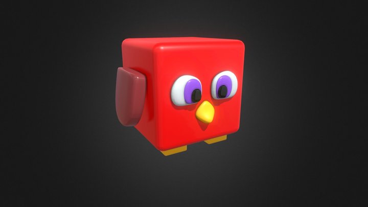 Cute Bird 3D Model