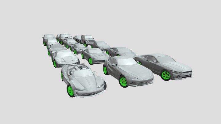 Player Vehicles - Real Car Driving Experience – Modello 3D gratuito STL