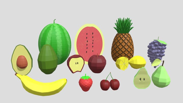 Fruit-pack 3D models - Sketchfab