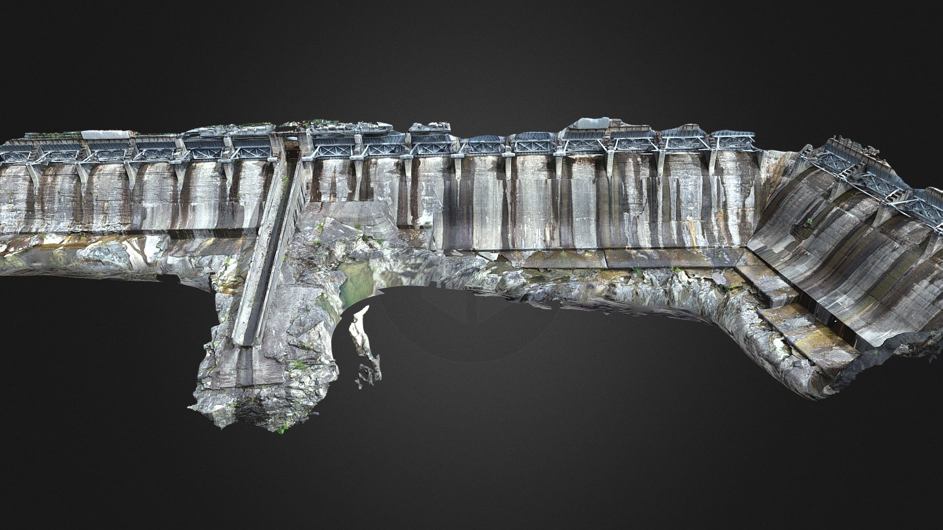 2025 Jun Powell Lk Dam Toe Insp - 3D model by Effective UAV Solutions ...