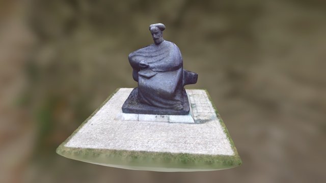 Spomenik Marku Maruliću 3D Model