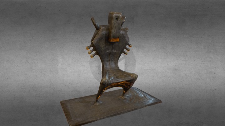 Bronze Sculpture 3D Model