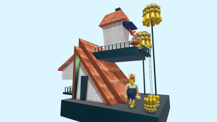 Casa de los Pajaros 3D Model