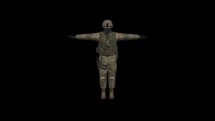 Mgs4 Military – Modello 3D gratuito STL