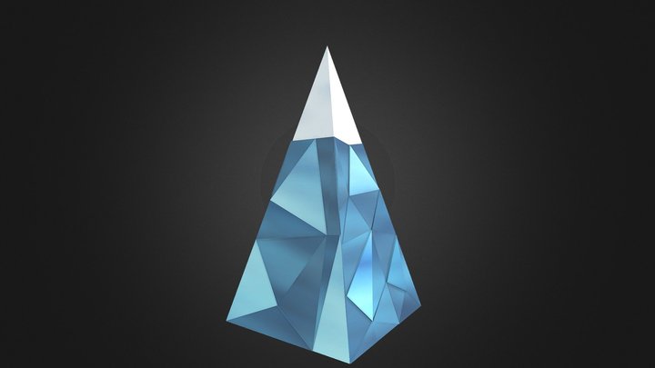 Adventure Time - Ice Kingdom Mountain 3D Model