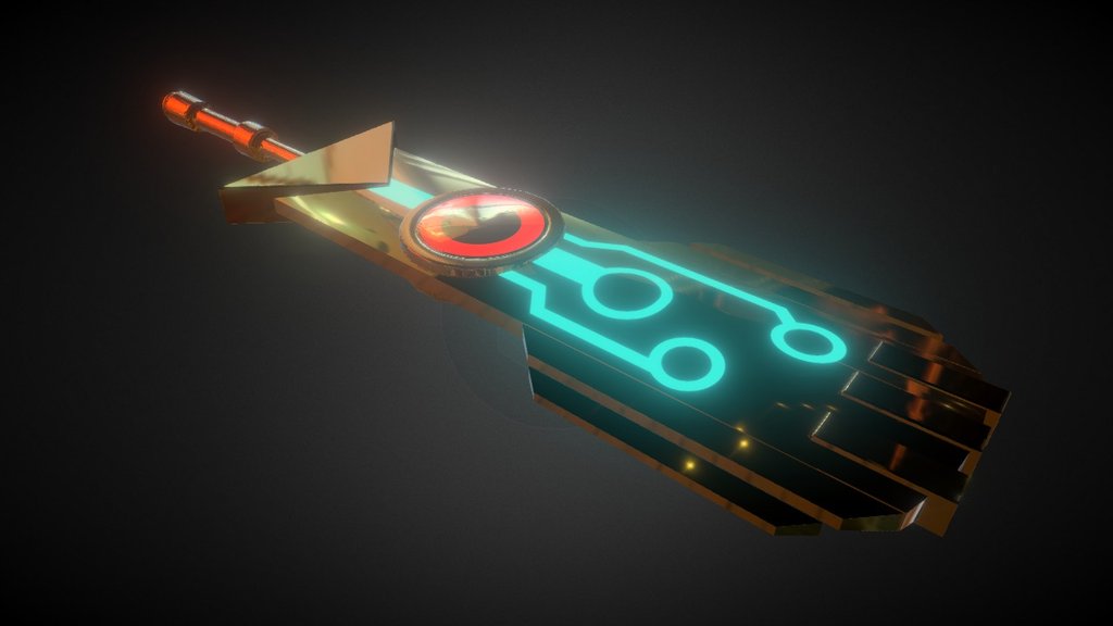 Transistor sword 3D model by Mikhail Zhuravlyov (mikhail_zhuravlyov