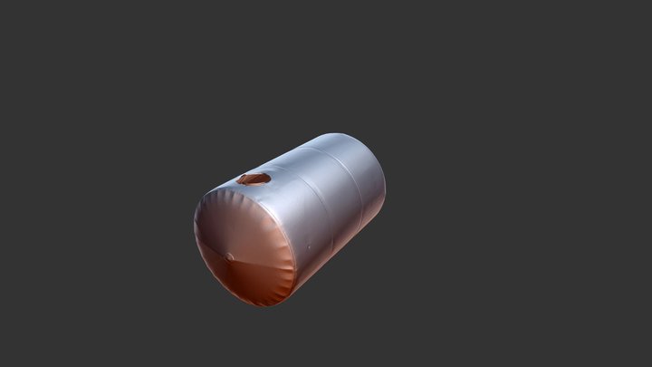 Tank-2 (expl) 3D Model
