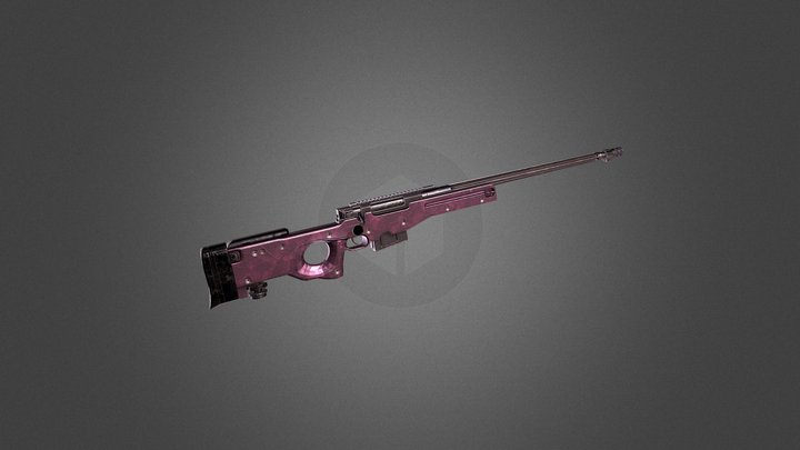 AWM Pink Camo 3D Model