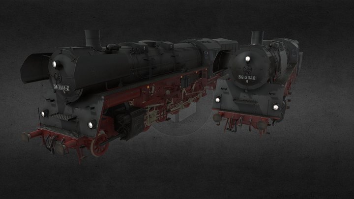 DR-Baureihe 58.30 3D Model