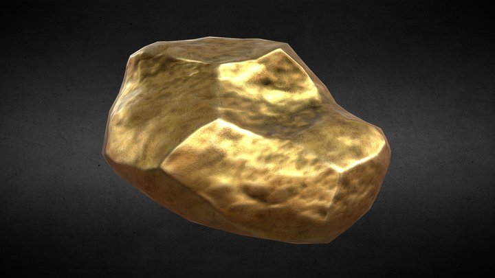 Gold Nugget – Modello 3D gratuito STL