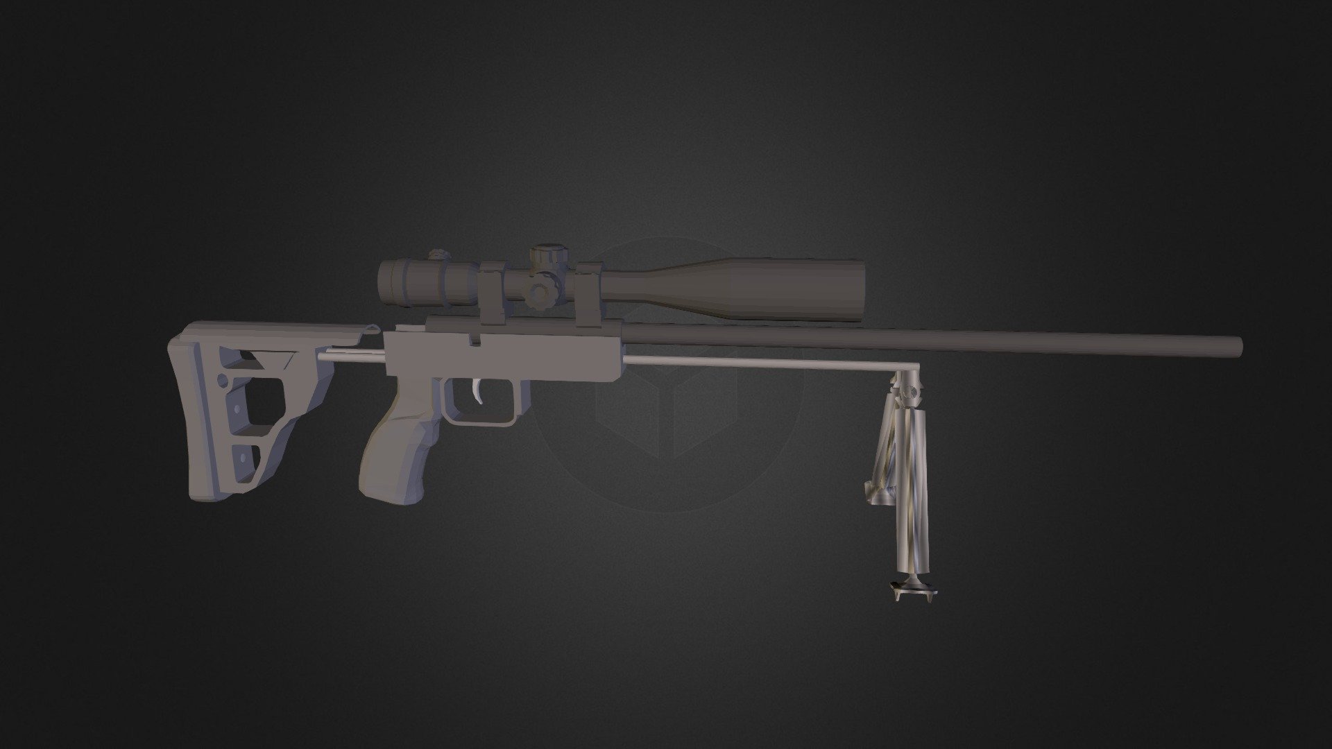 GUN - 3D model by UK23 (@ripper121) [5ccd0e1] - Sketchfab