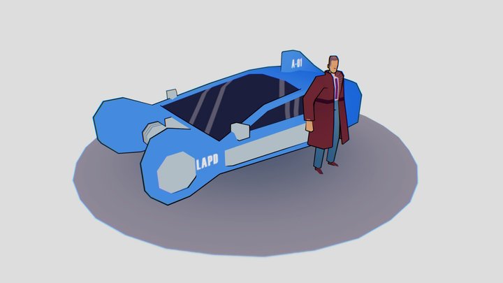 Electric Sheep 3D Model