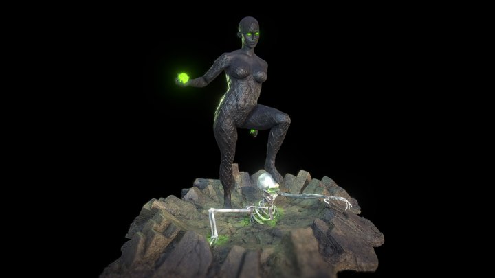 The Necromancer 3D Model