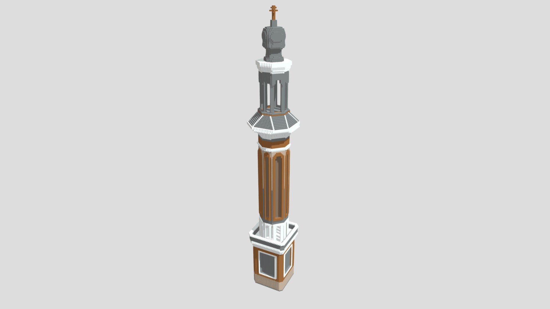 Minaret - 3d Model By Samoosavi (@s.a.moosavi) [5ccf364] - Sketchfab