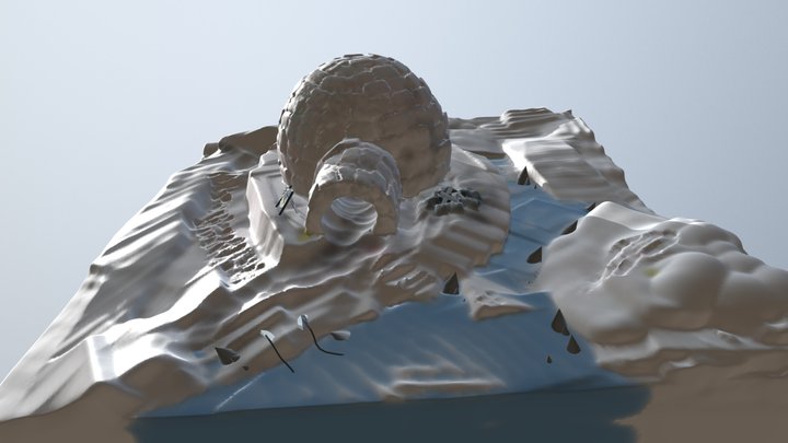 Frozen Northlands 3D Model