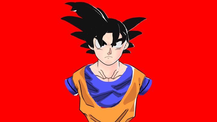 Goku 3D Model