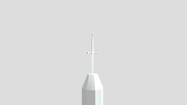 Gem Longsword 3D Model