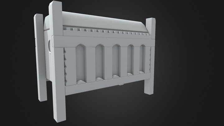 Medieval  Chest 3D Model