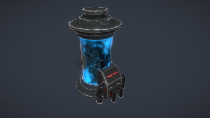 Sci-Fi Capsule 3D Model