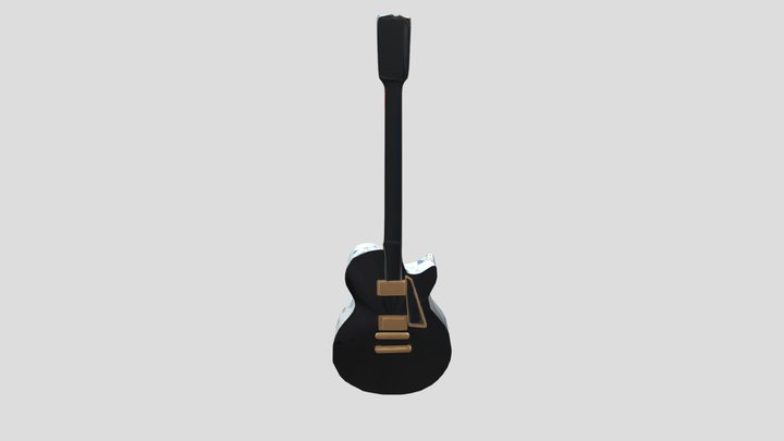 Terrazo Guitar 3D Model