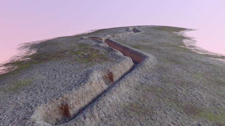 Human Trench 3D Model