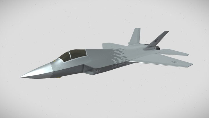 Turkish Aerospace KAAN 3D Model