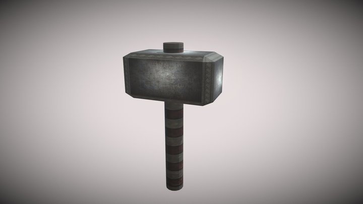 Hammer-texture 3D Model