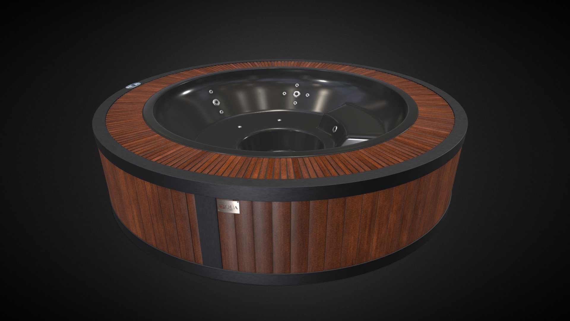 Rimflow Design Black Shell T02 - 3D model by Aqua Spas (@Ruben ...