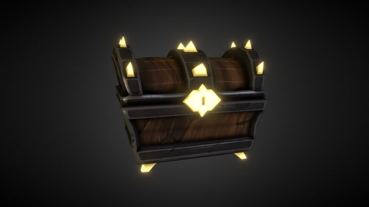 Treasure Chest 3D Model