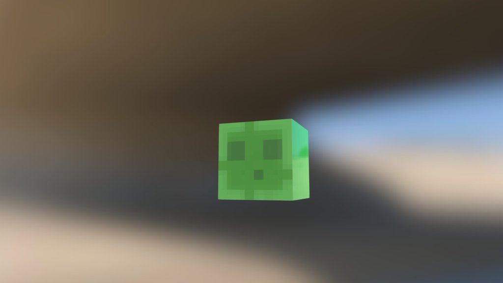 ArtStation - Minecraft Slime 3D