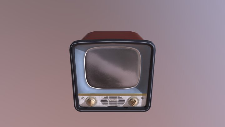 "Start 3" Old USSR TV 3D Model