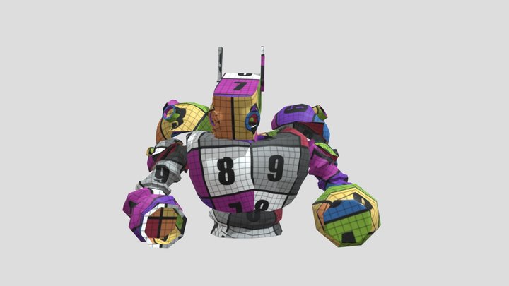 P01A_SernaC_LOD1_robot 3D Model