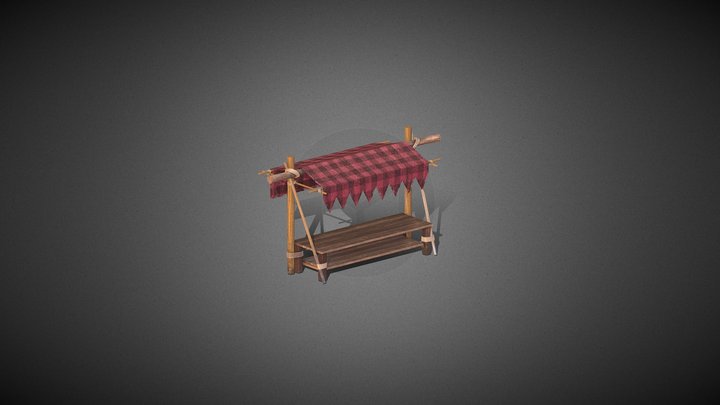 Stand_Low_poly 3D Model