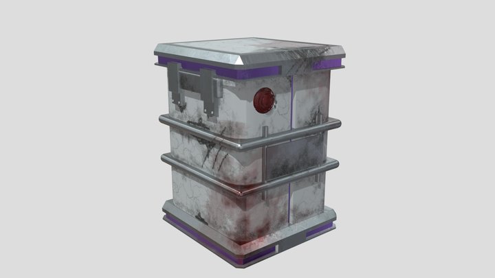 scifi lab barrel 3D Model